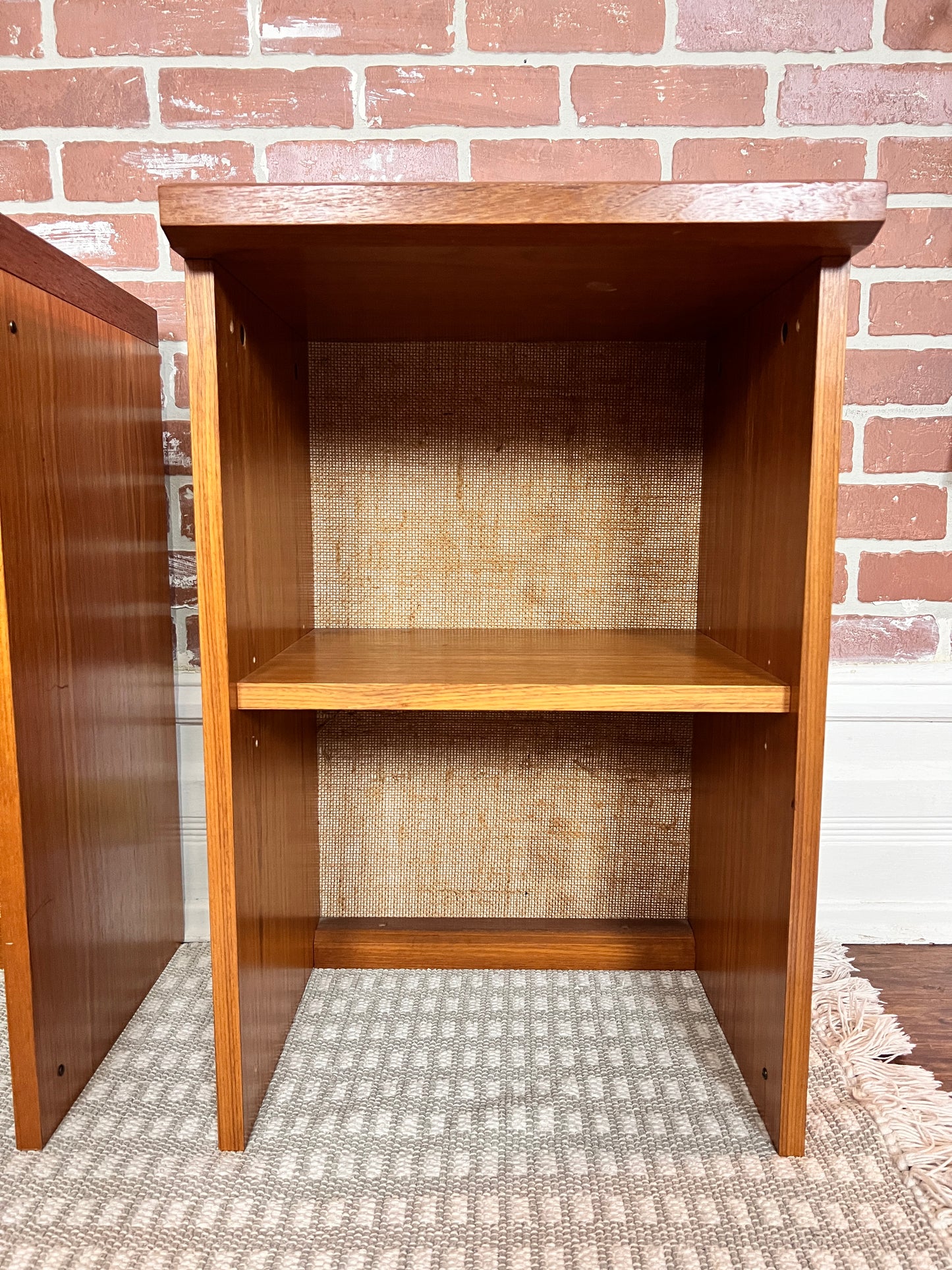 The Mercury Teak Nighstands
