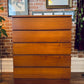 Teak Tallboy Dresser