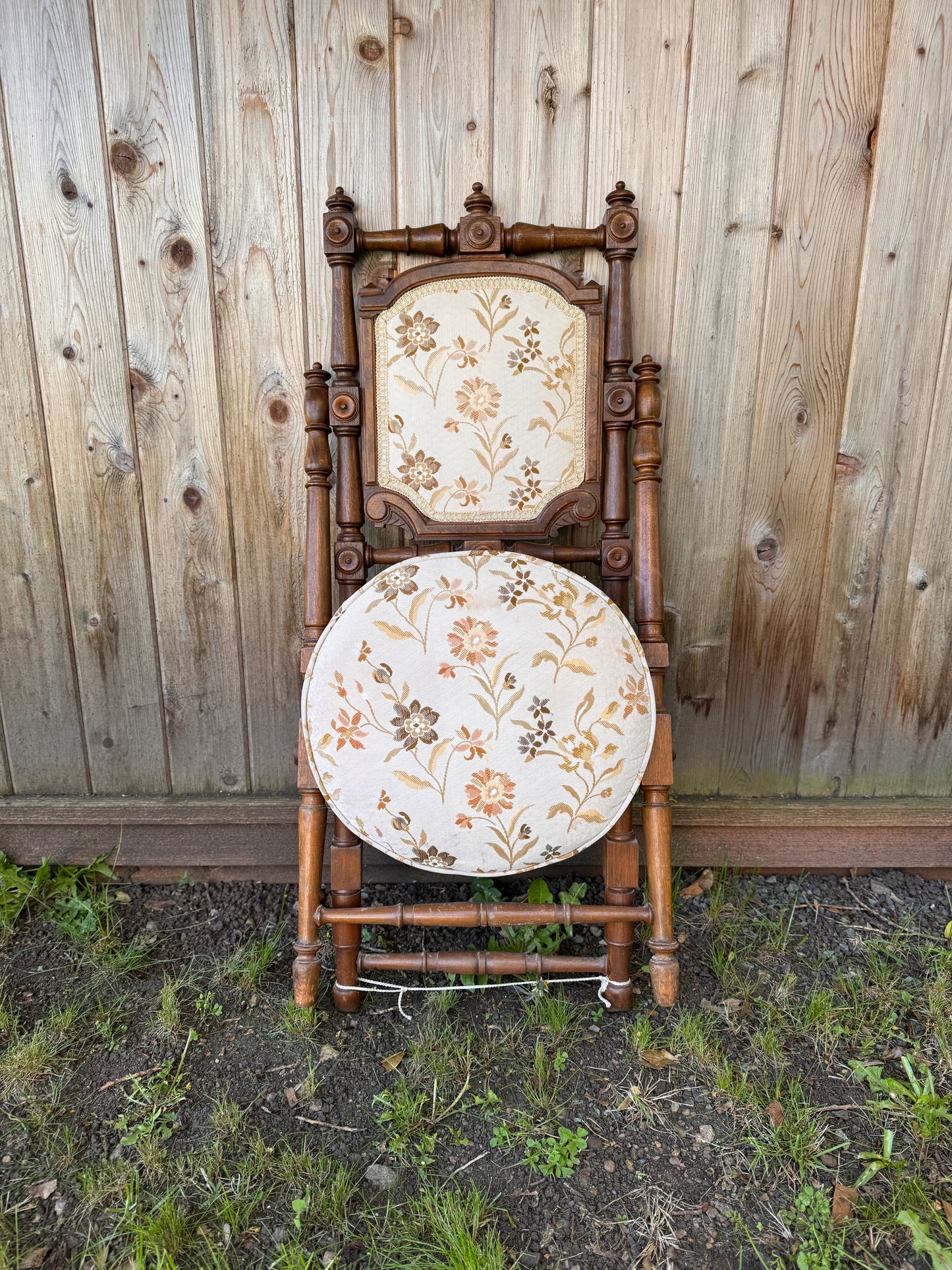 Antique Victorian Folding Chair