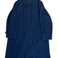 Vintage Mens Navy Blue Wool Overcoat 