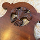 Vintage Solid Walnut Wood Mirror