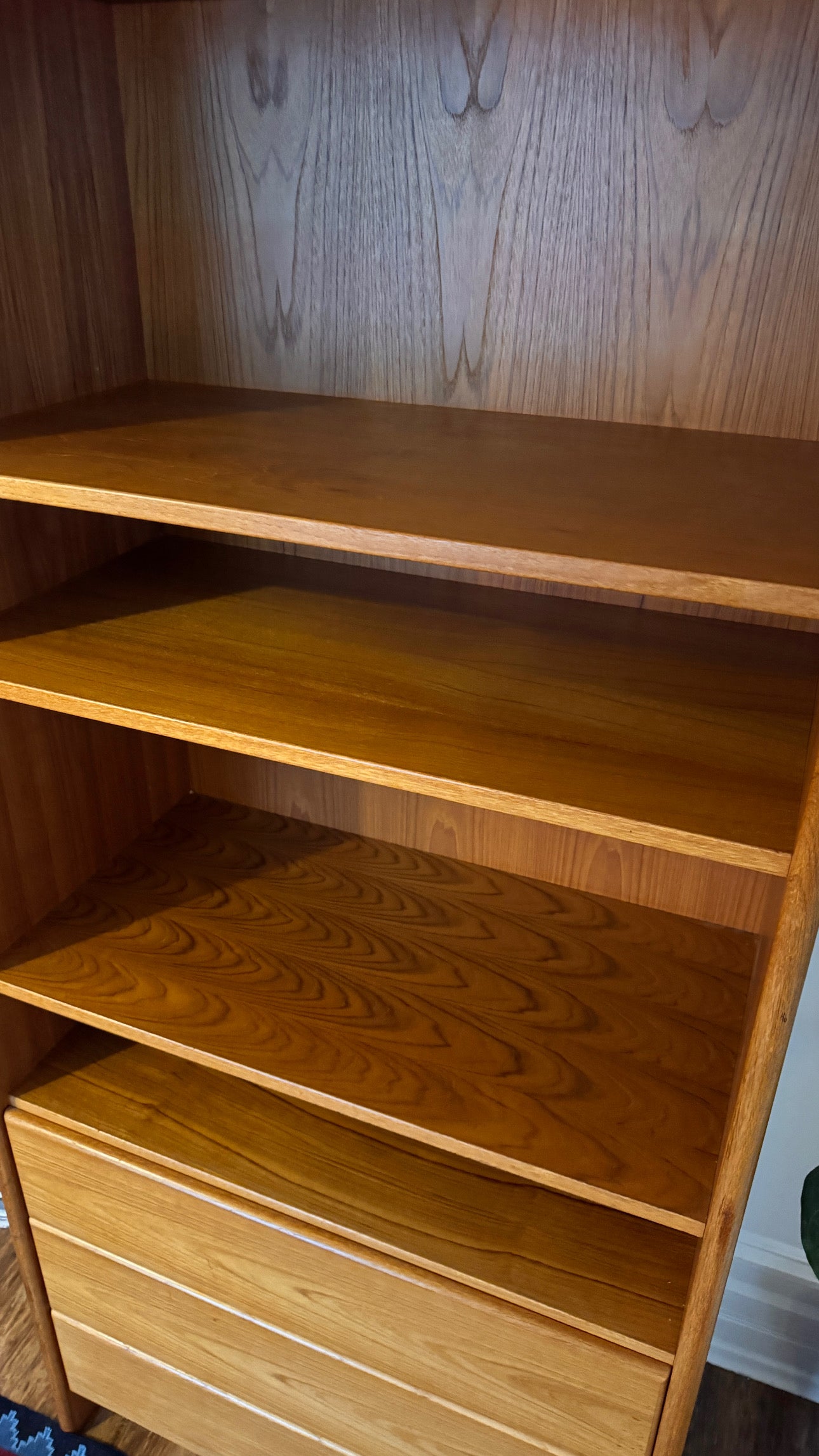 Vintage Danish Teak Bookshelf