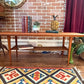 Vintage Teak Surfboard Style Coffee Table