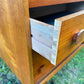 Vintage Domino Mobler Compact Teak Credenza
