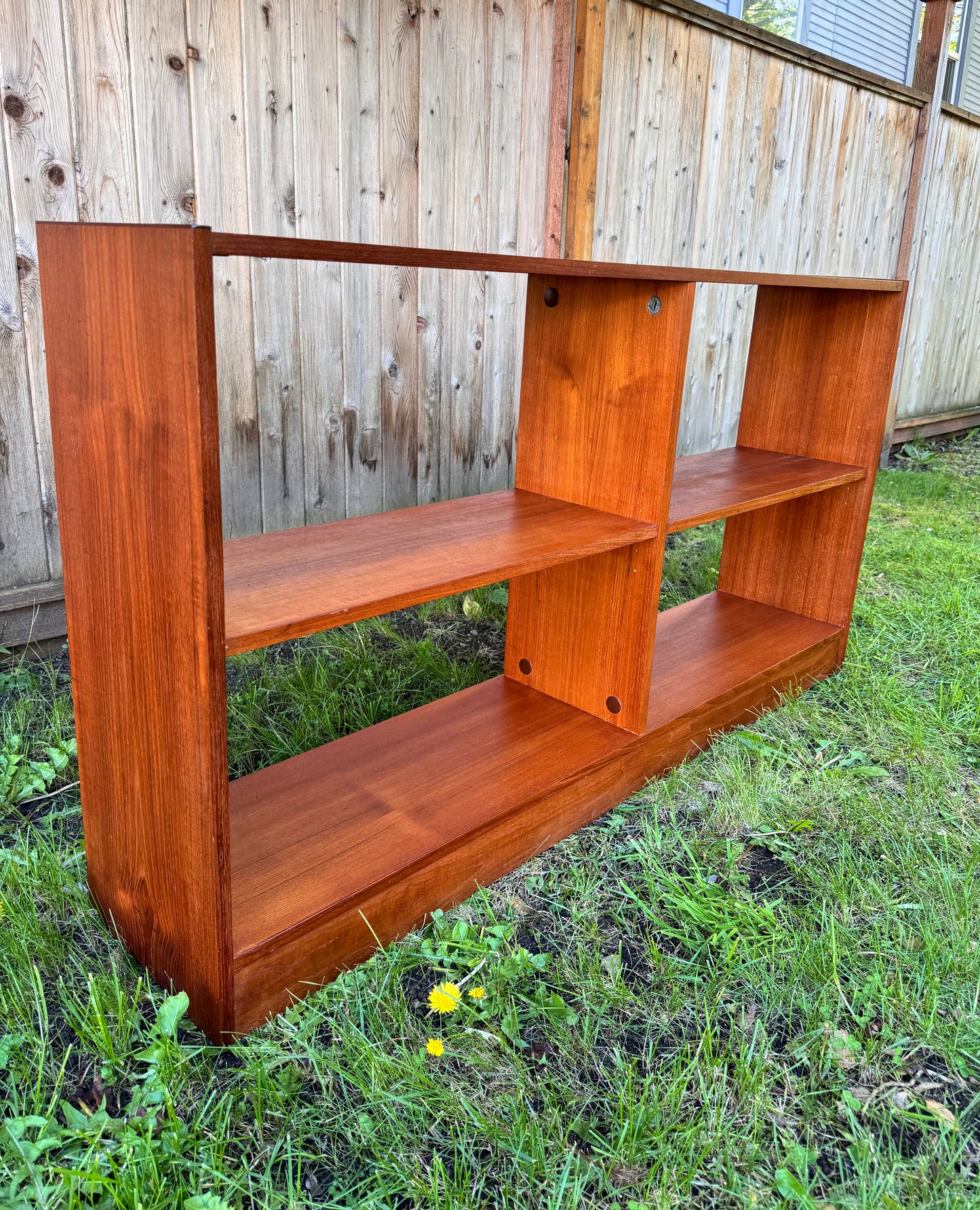 Vintage Teak Bookshelf