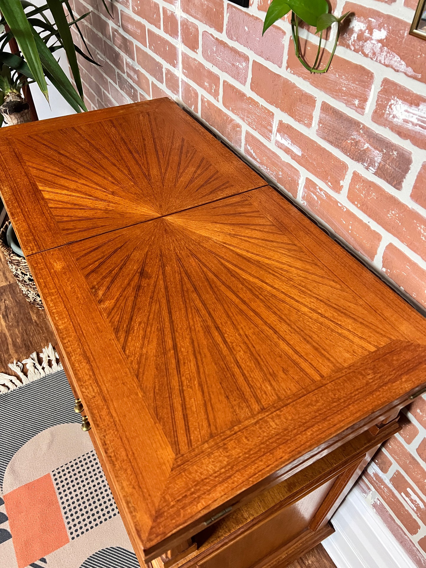 The Mai Tai Teak Bar Cabinet