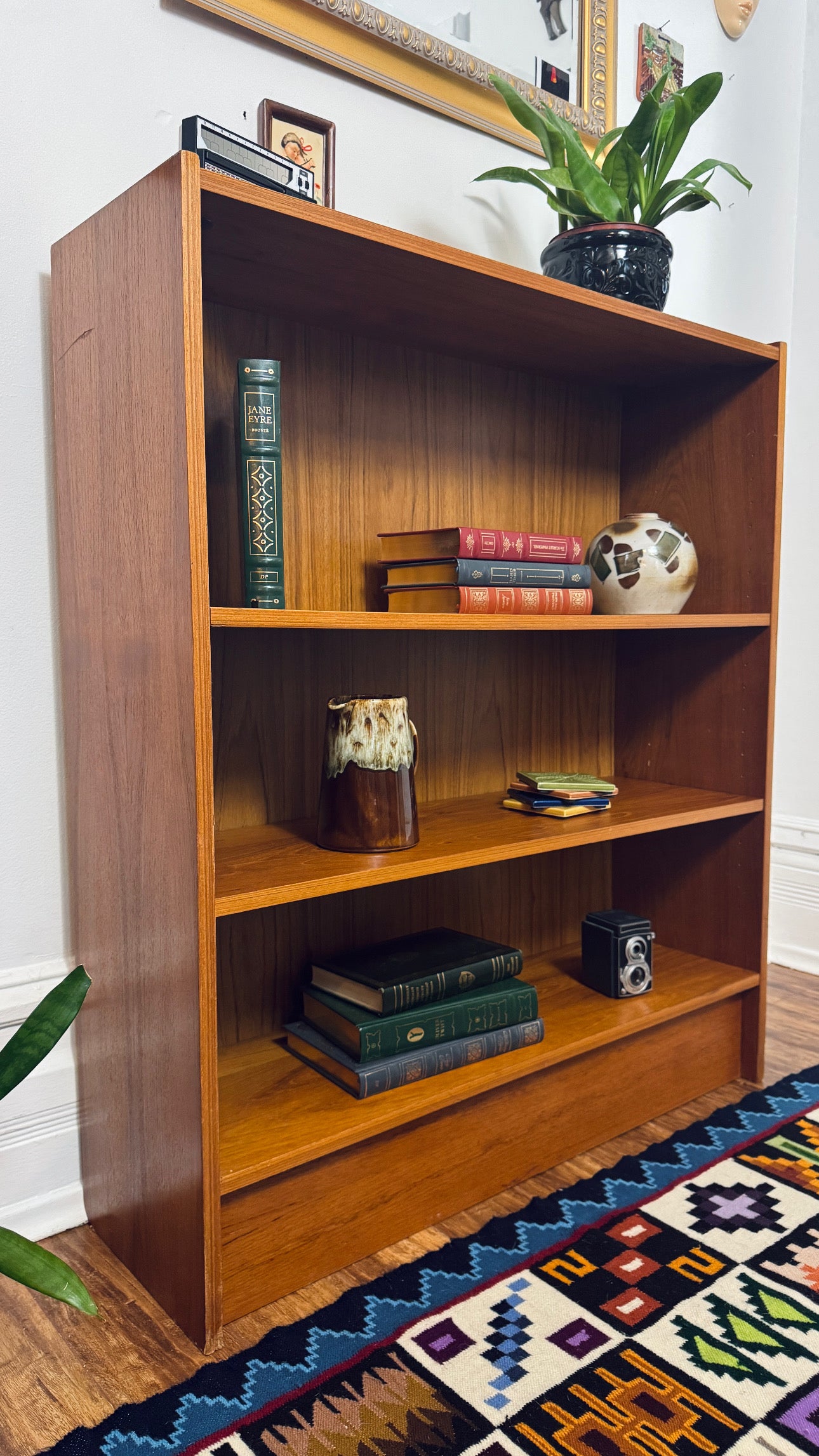 Vintage Teak Bookshelf