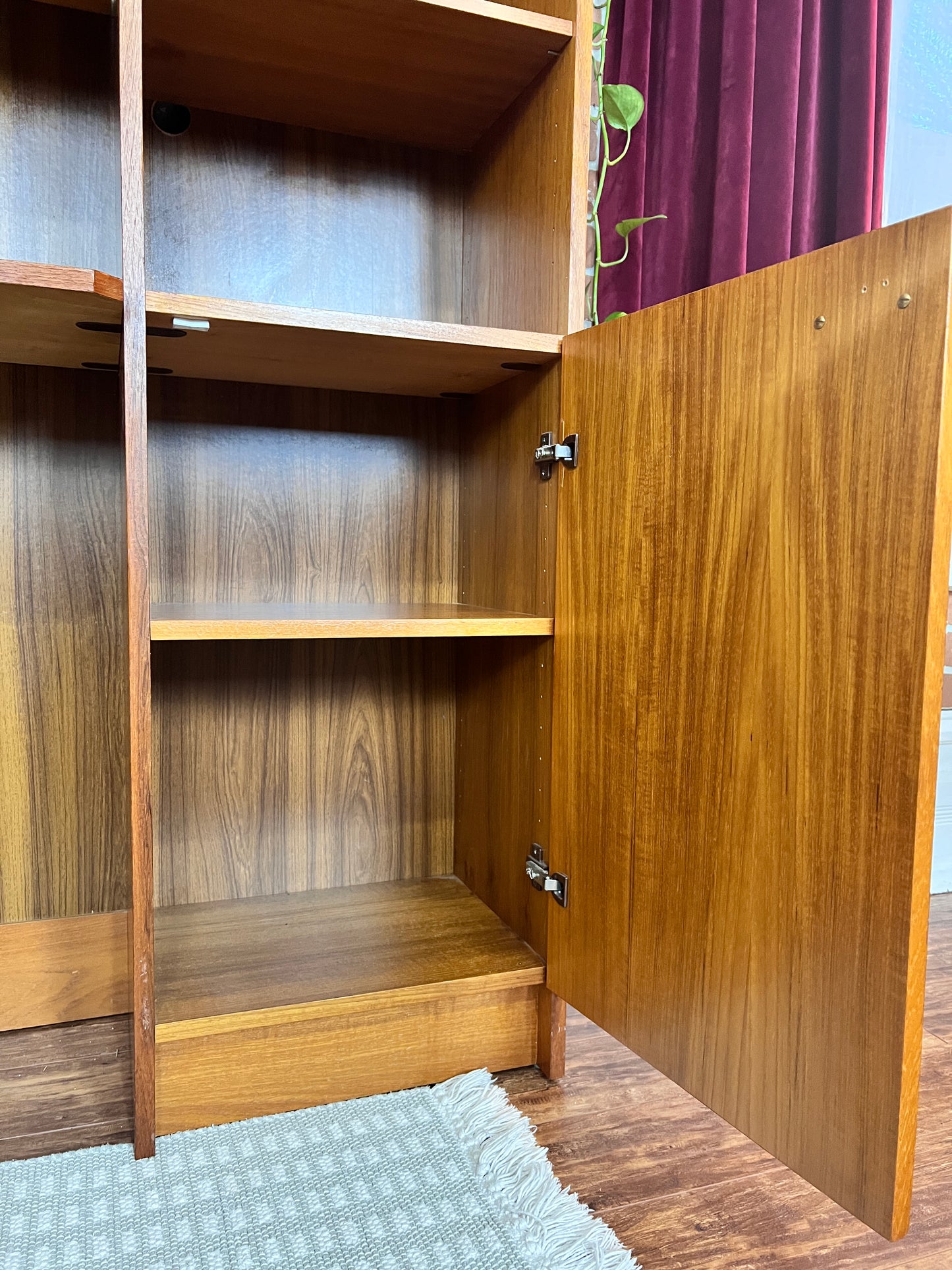 The Amberson Teak Wall Unit
