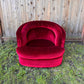 The Ripe Cherry Swivel Armchair