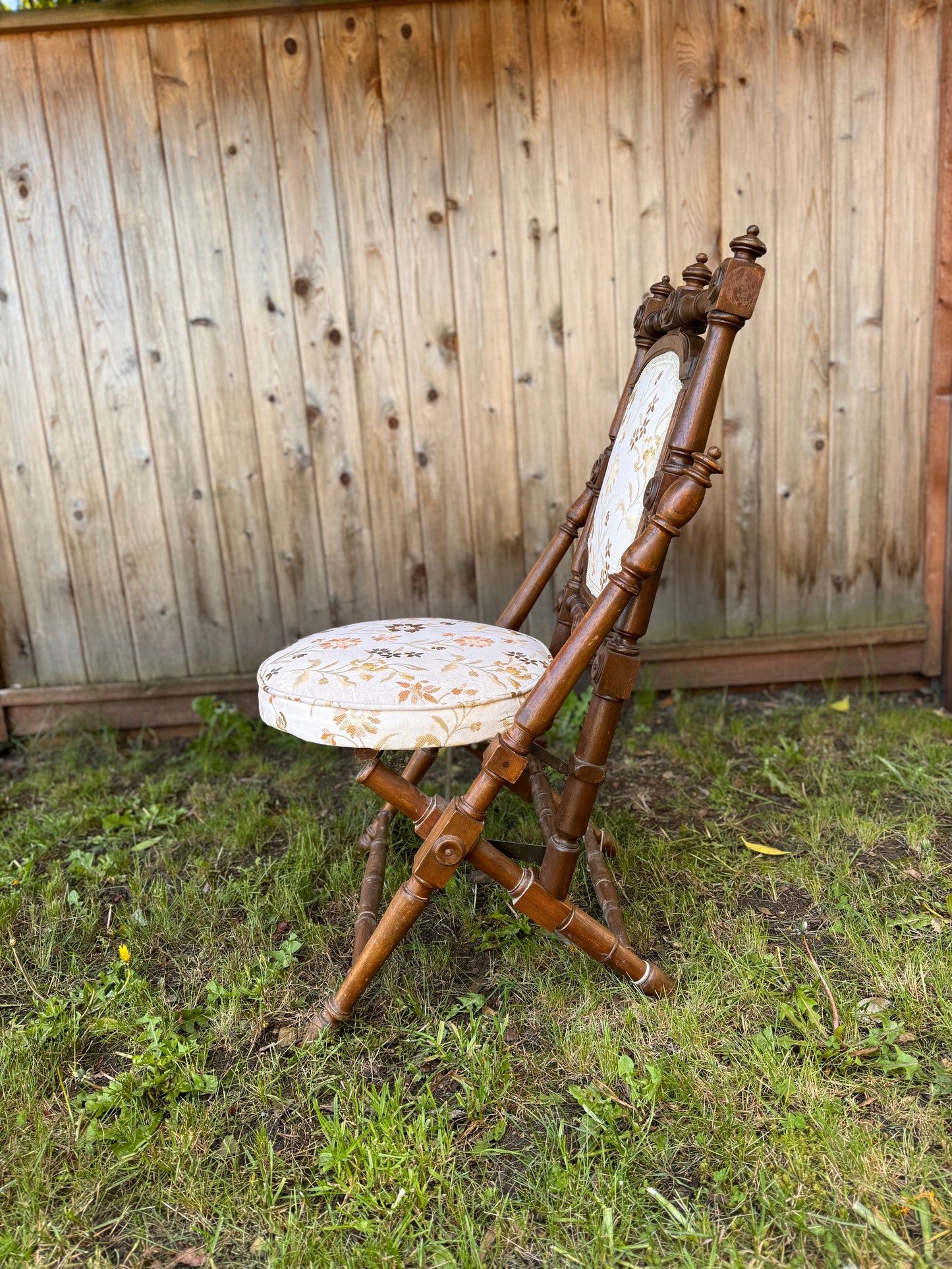 Antique Victorian Folding Chair