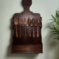 Vintage Solid Wood Cutlery Rack