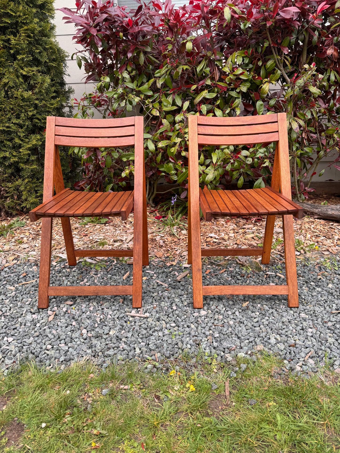 The Take A Break Teak Chairs