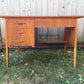 Vintage 4 Drawer Teak Desk