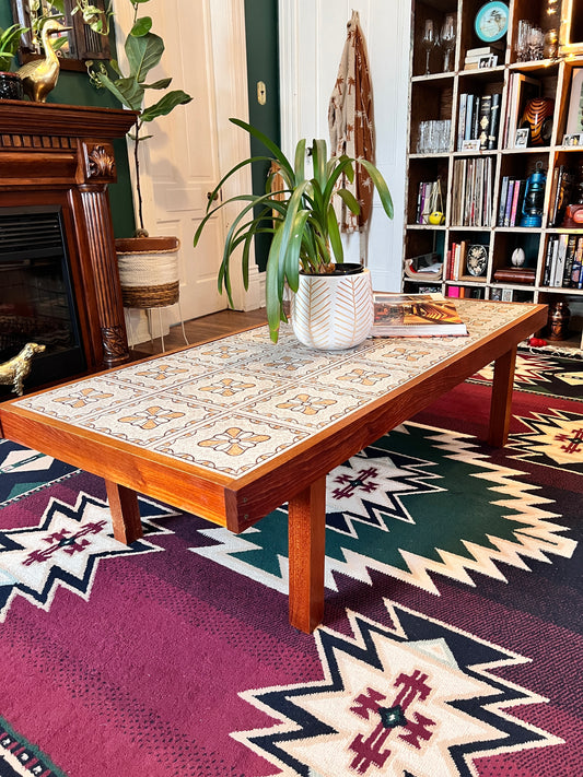 The Tiled Teak Coffee Table