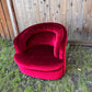 The Ripe Cherry Swivel Armchair