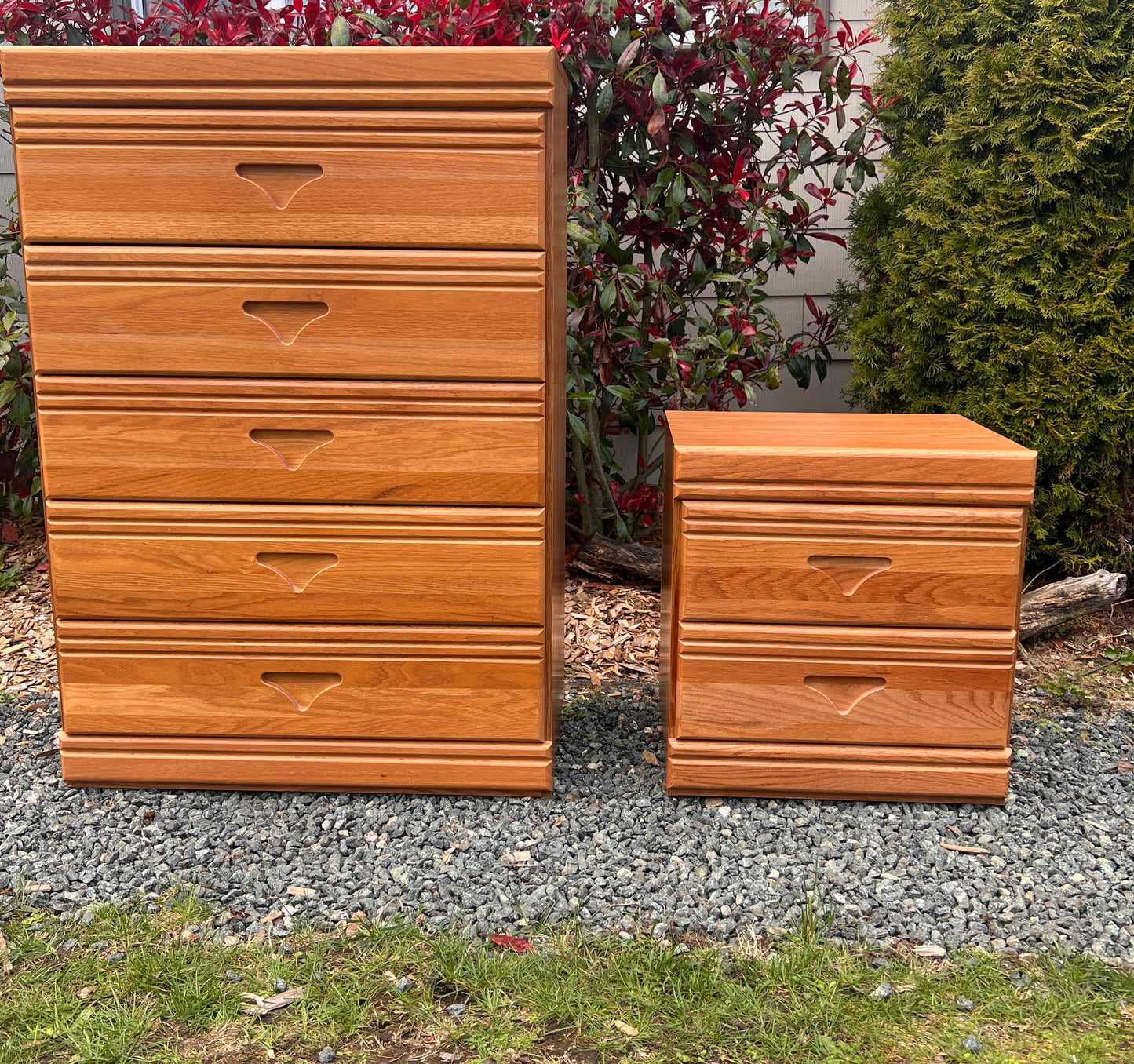 The Dynamite Oak Dresser Set