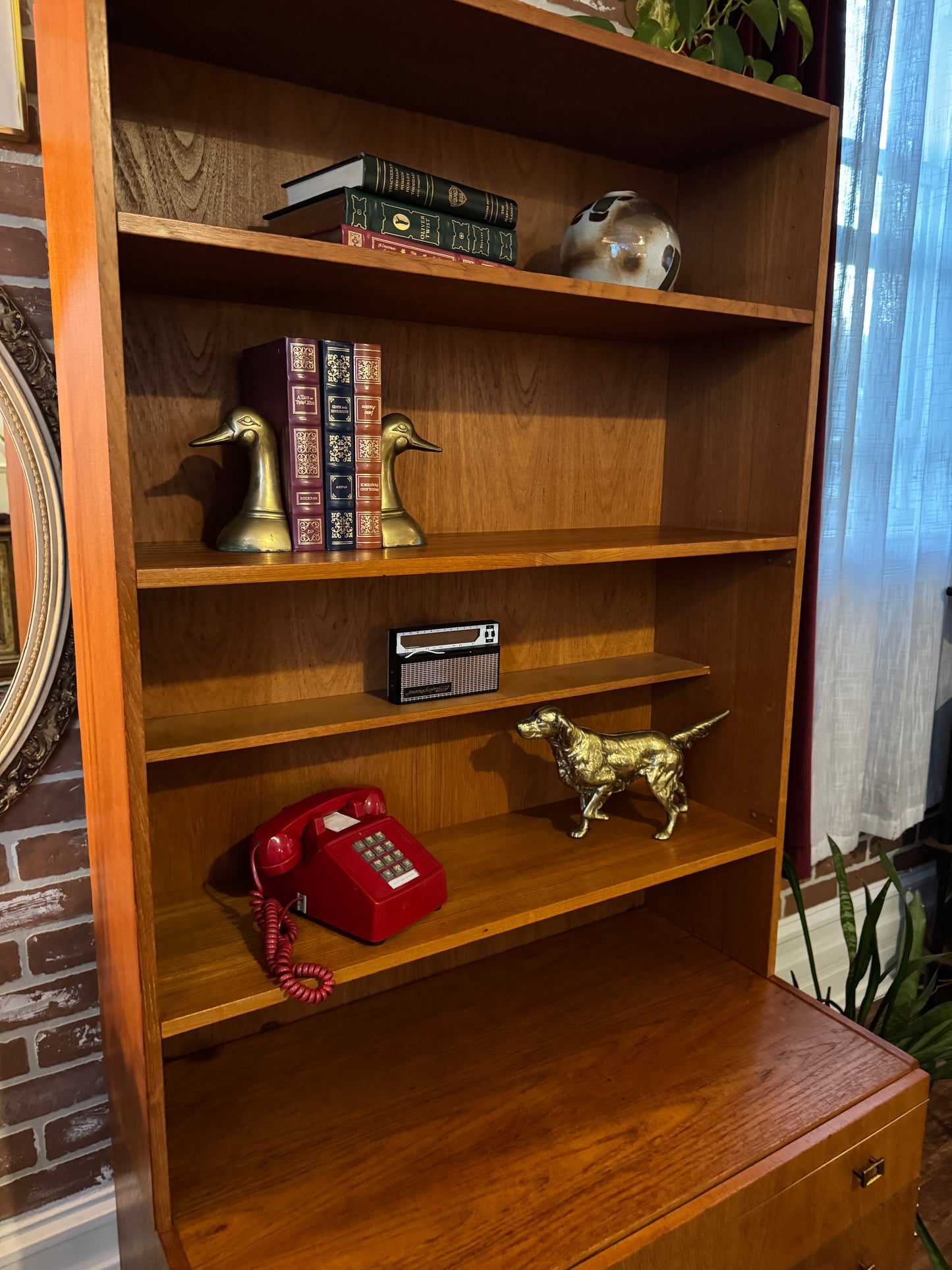 Vintage Danish Teak Bookcase