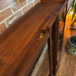 Vintage Walnut Bookcase Cabinet