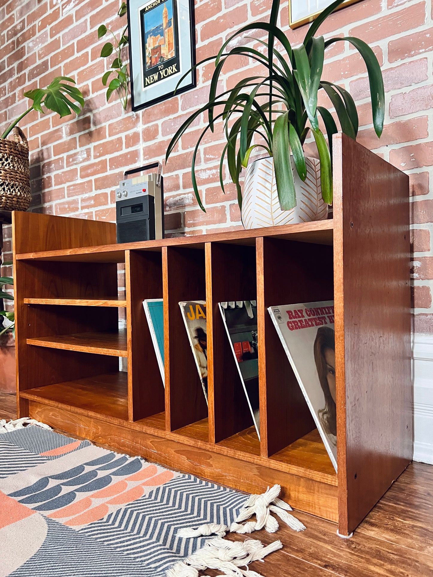 The Regna Teak Record Cabinet