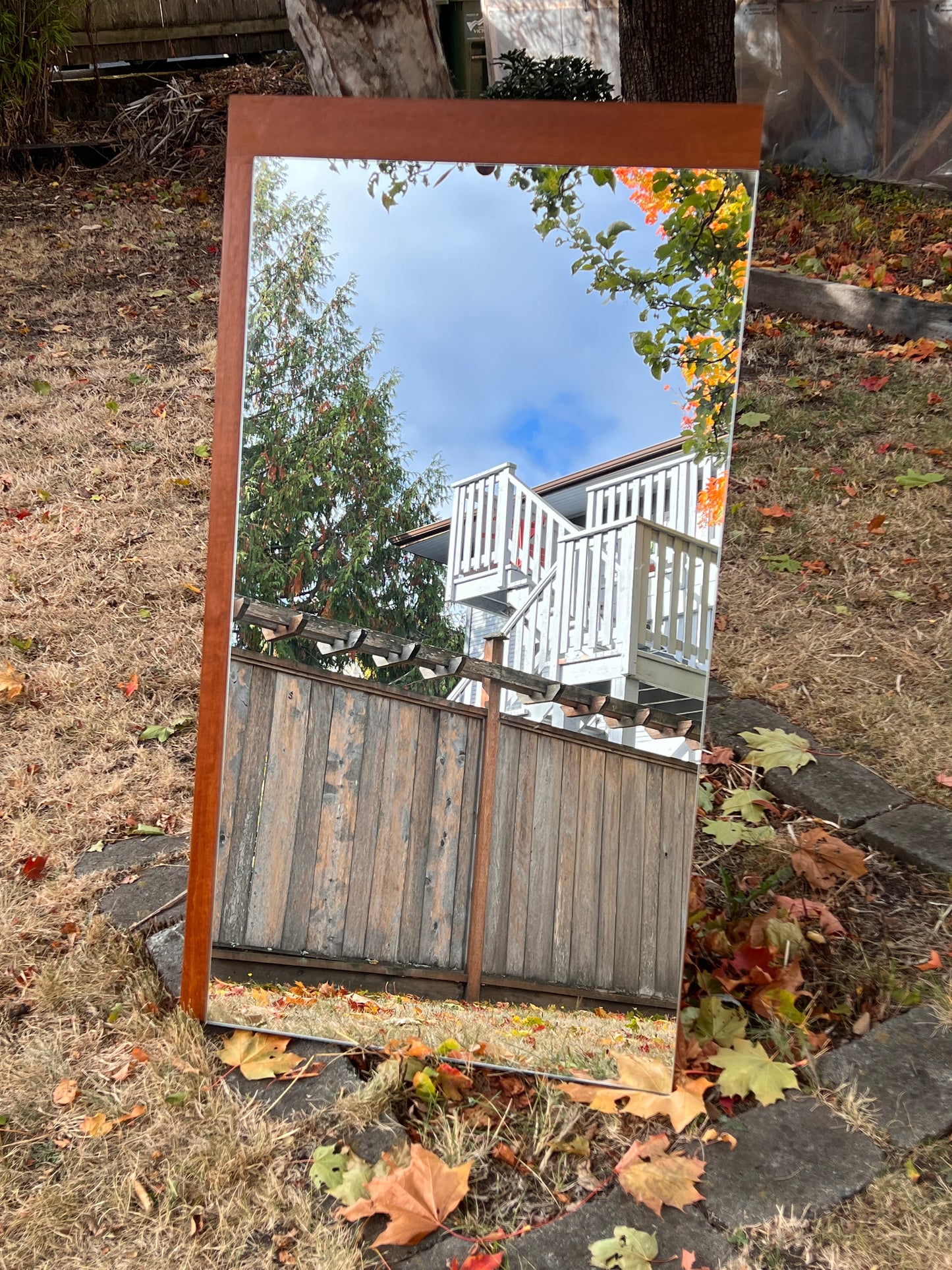 The Anna Teak Mirror