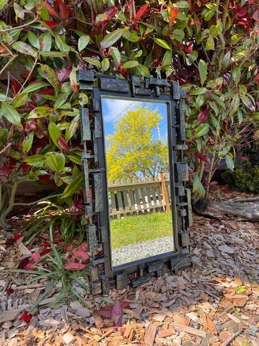 Vintage Syroco Brutalist Mirror