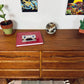 1960s Restored Walnut Dresser Credenza