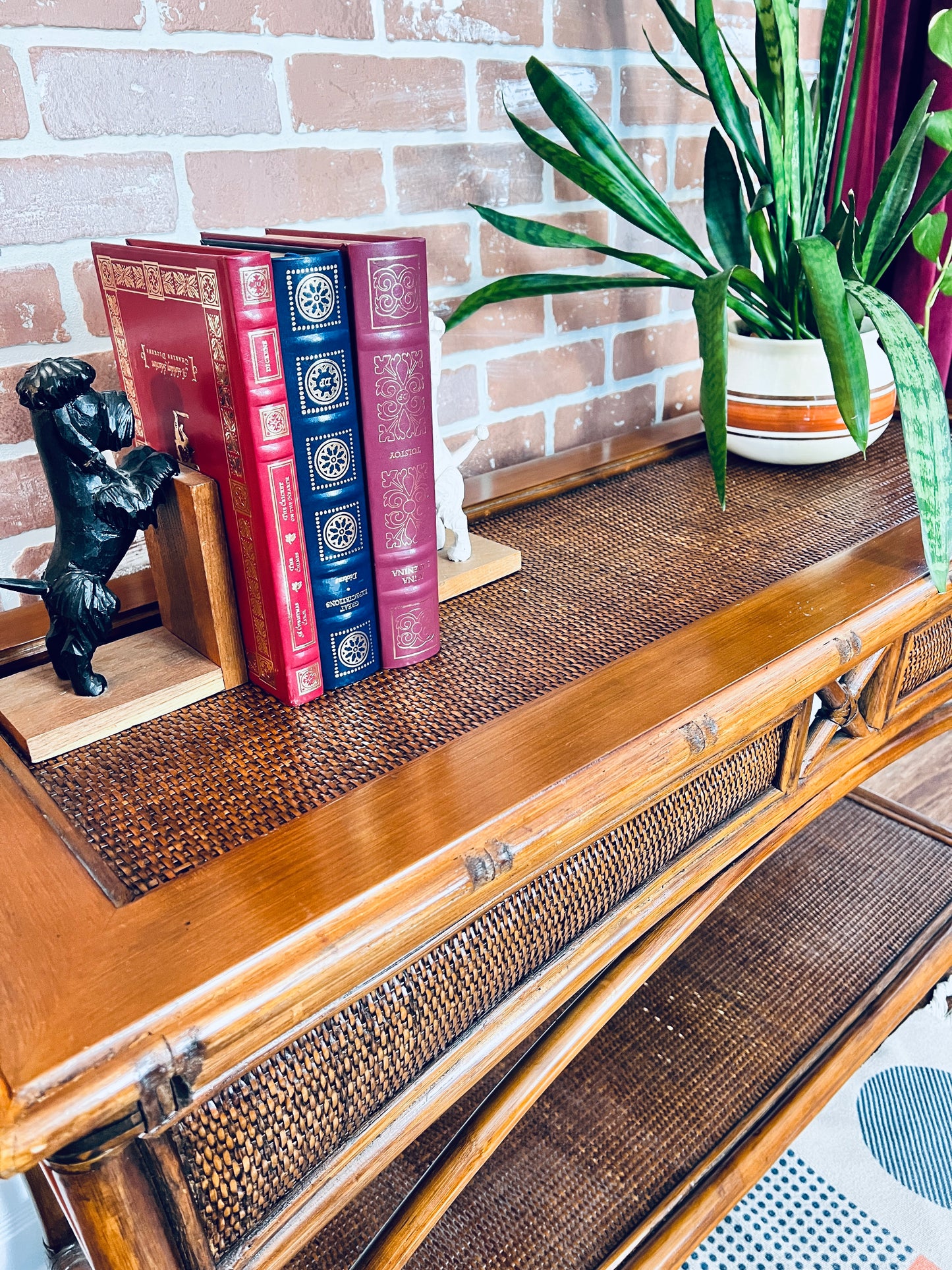 The Manuka Rattan Table