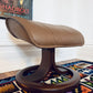 Stressless Style Leather Ottoman