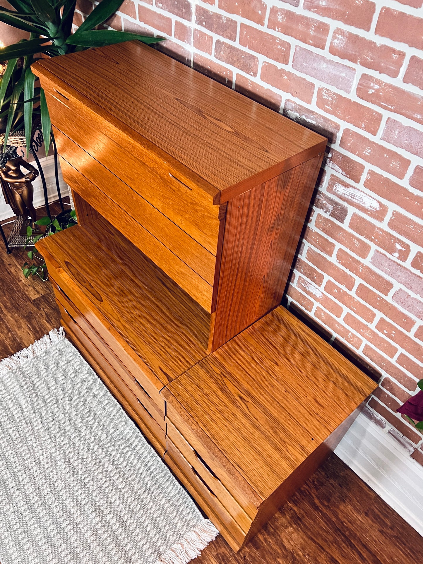 The Mercury Modular Teak Desk