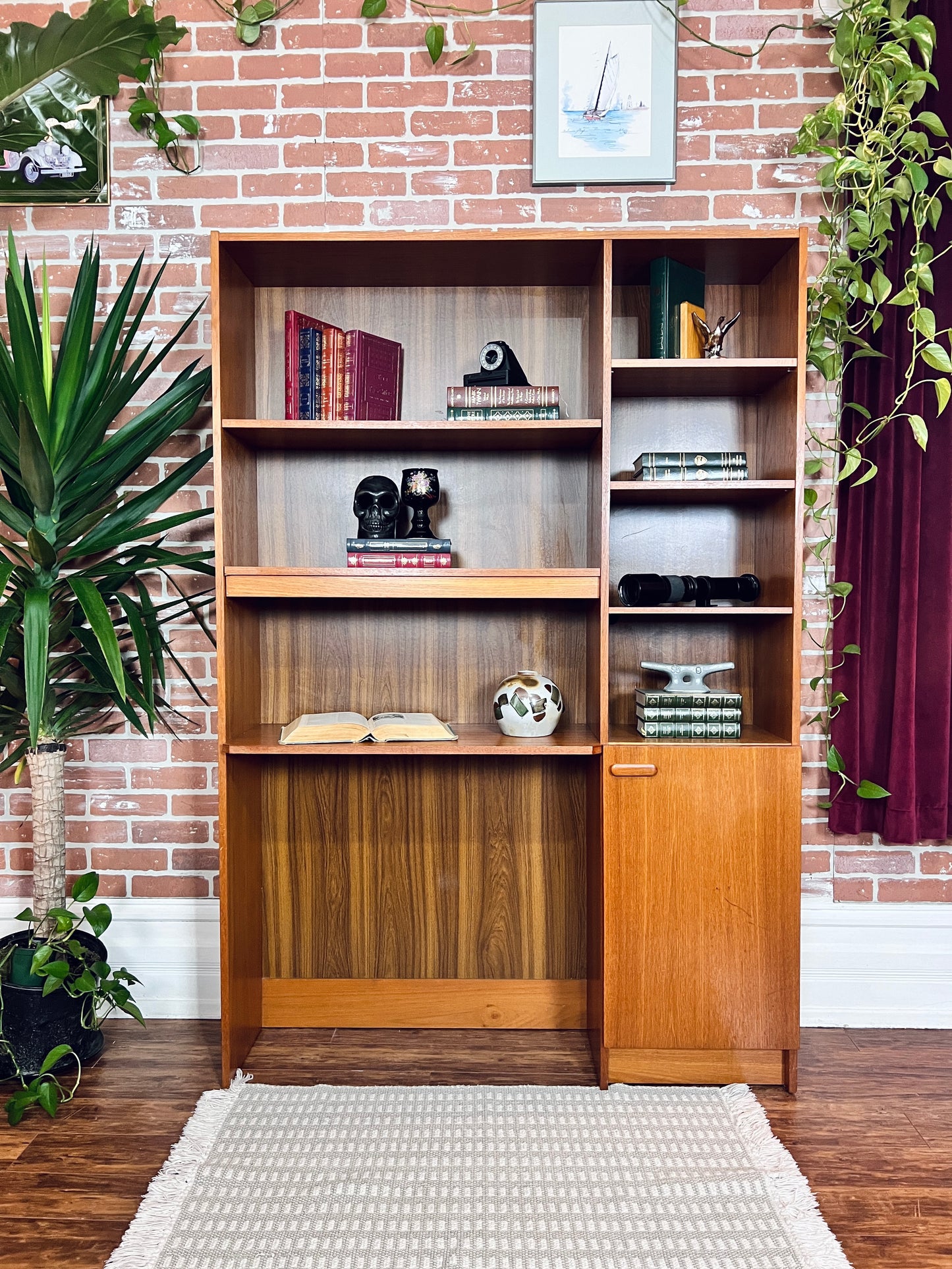The Amberson Teak Wall Unit