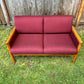 The Maroon MCM Loveseat