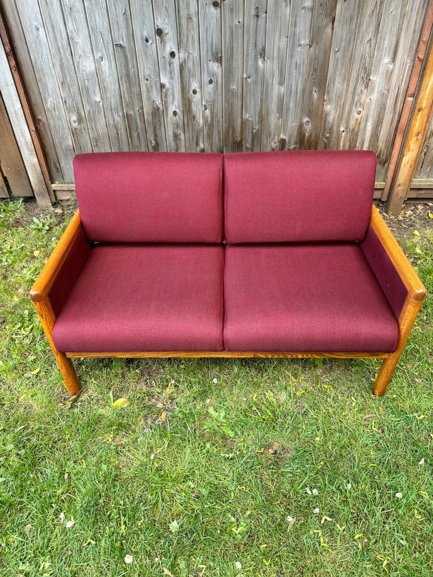 The Maroon MCM Loveseat