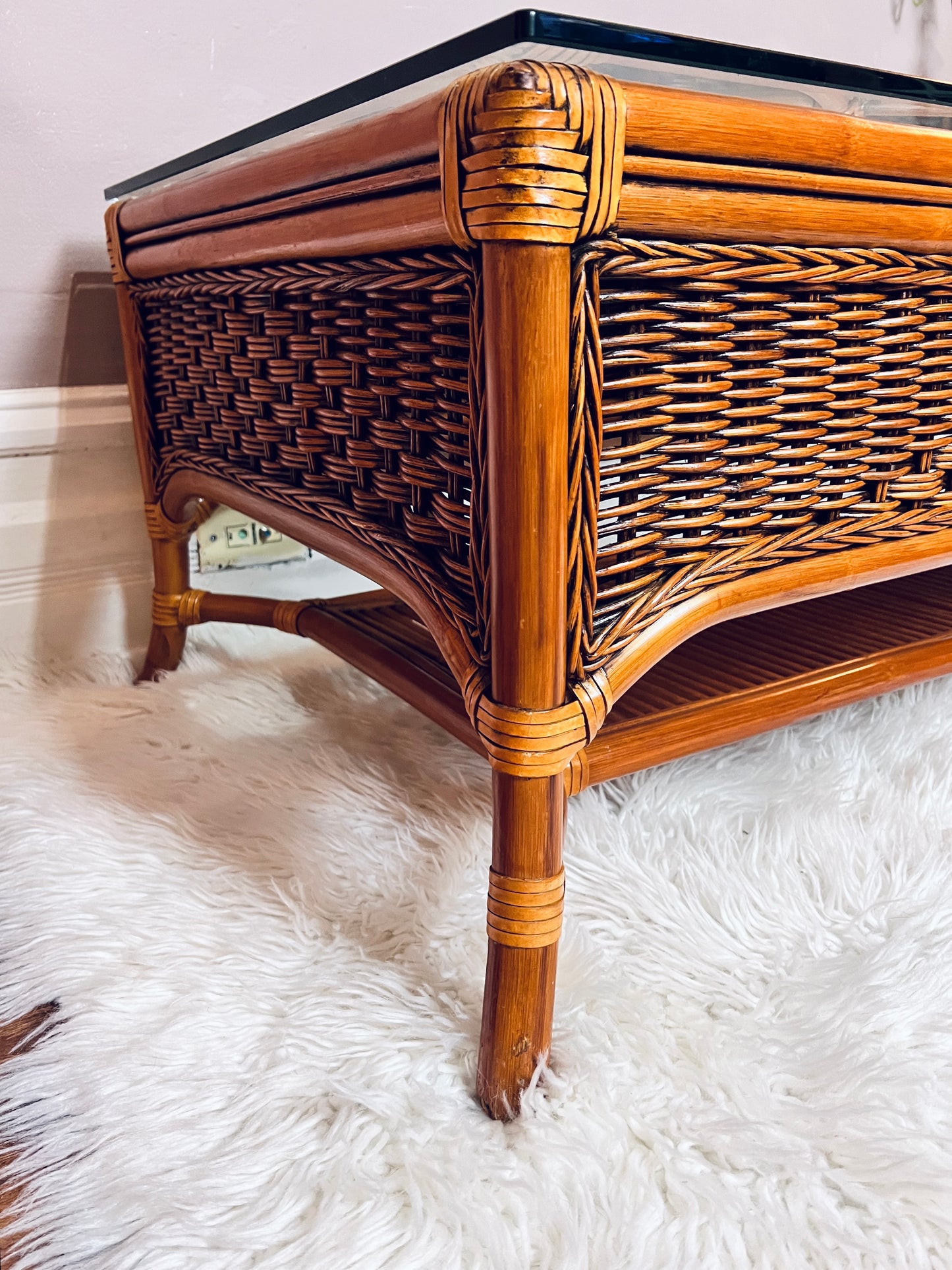 The Ravishing Rattan Coffee Table
