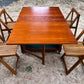 Mid-Century Modern Drop Leaf Table and Chairs