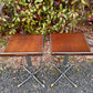 The Bentwood & Chrome Stools