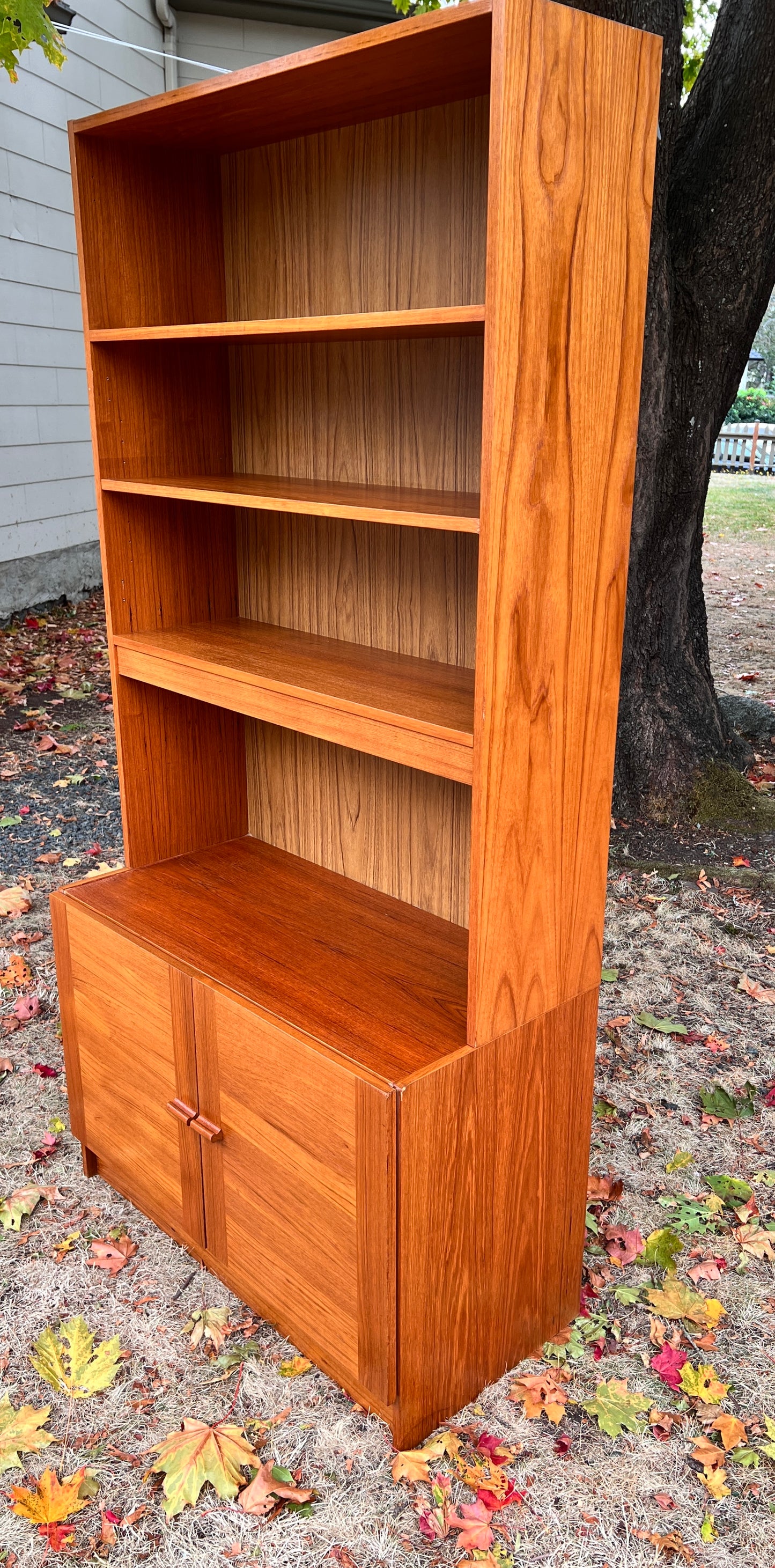The Johannes Teak Bookshelf Cabinet
