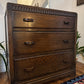 Vintage Arts & Crafts Solid Oak Dresser