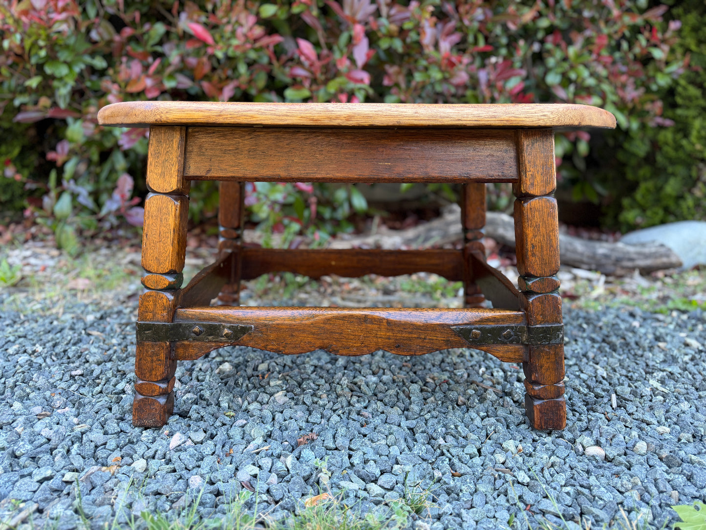 Vintage Rustic Solid Wood Small Table