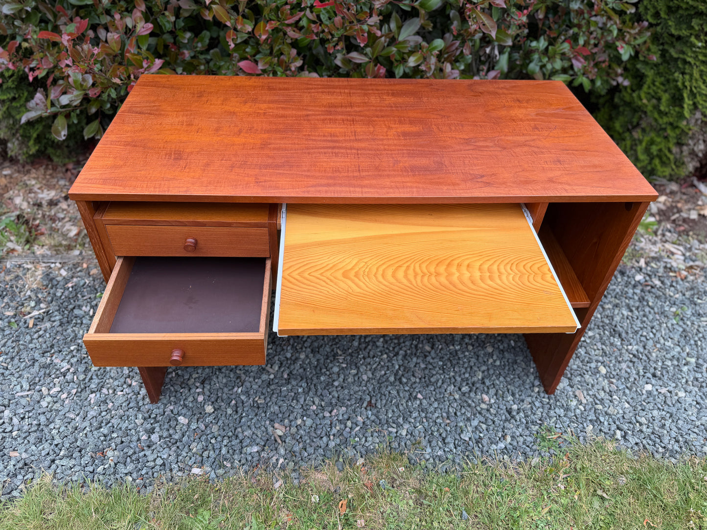 Vintage 70s Teak Office Desk