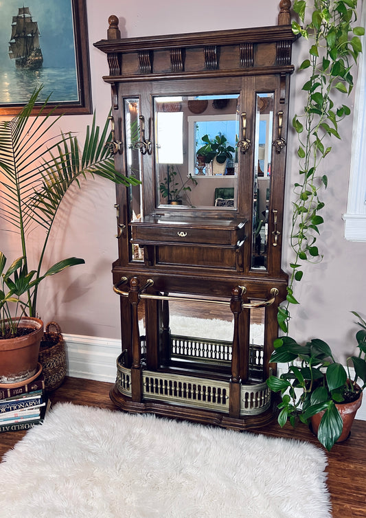 The Tolstoy Mirrored Hall Tree