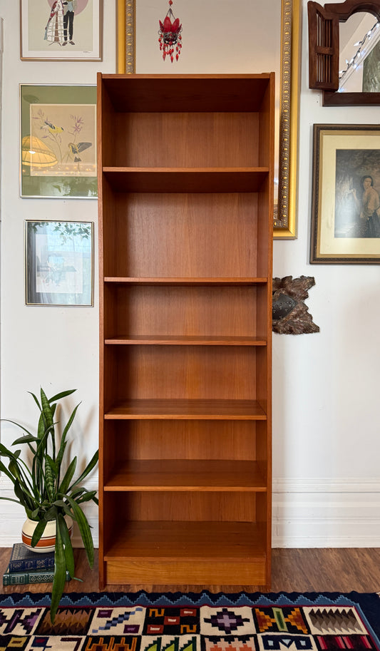 Vintage Domino Danish Teak Bookcase