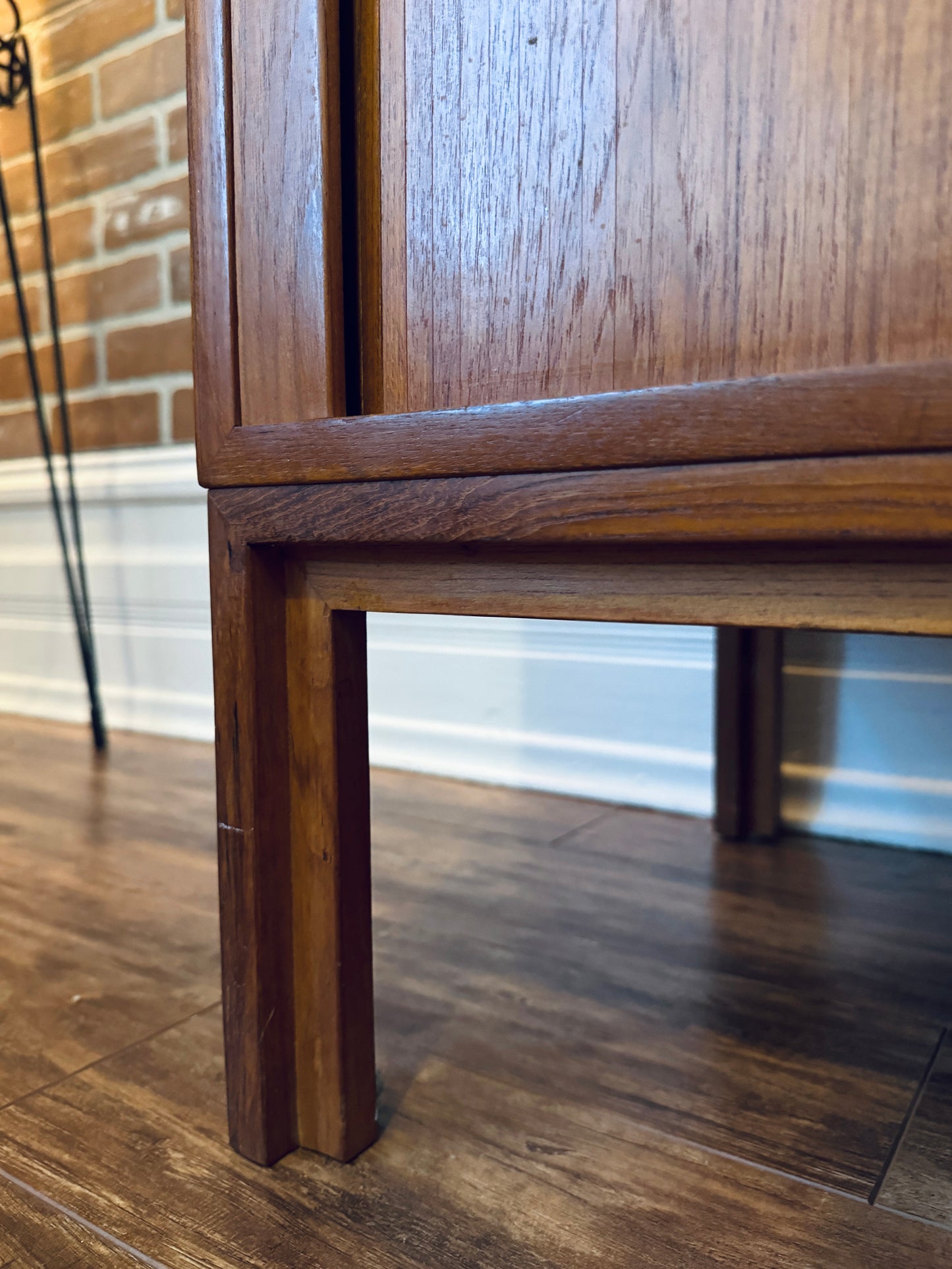 Danish Teak Record Cabinet