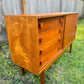 Vintage Domino Mobler Compact Teak Credenza