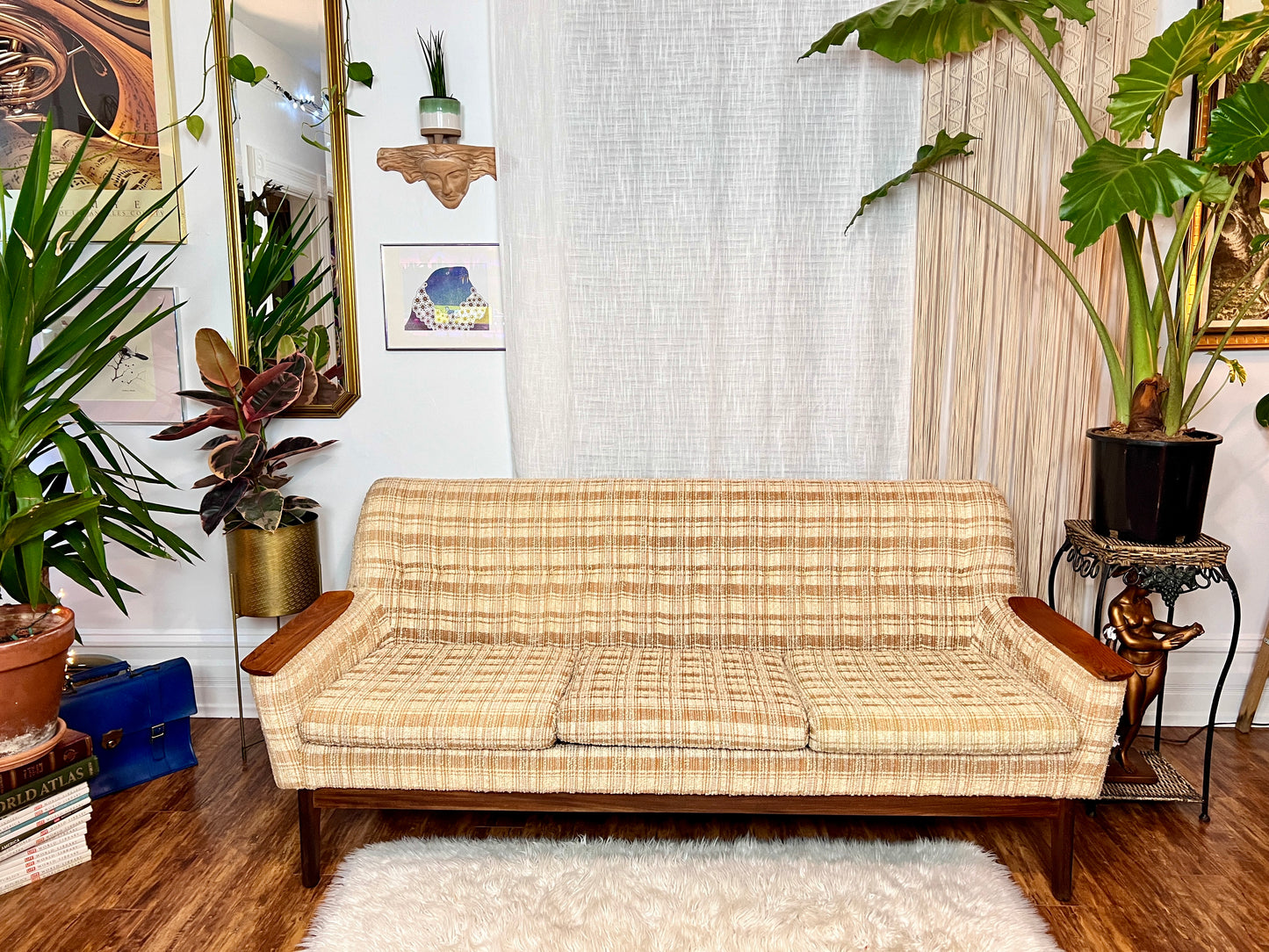 The Calico Teak Sofa