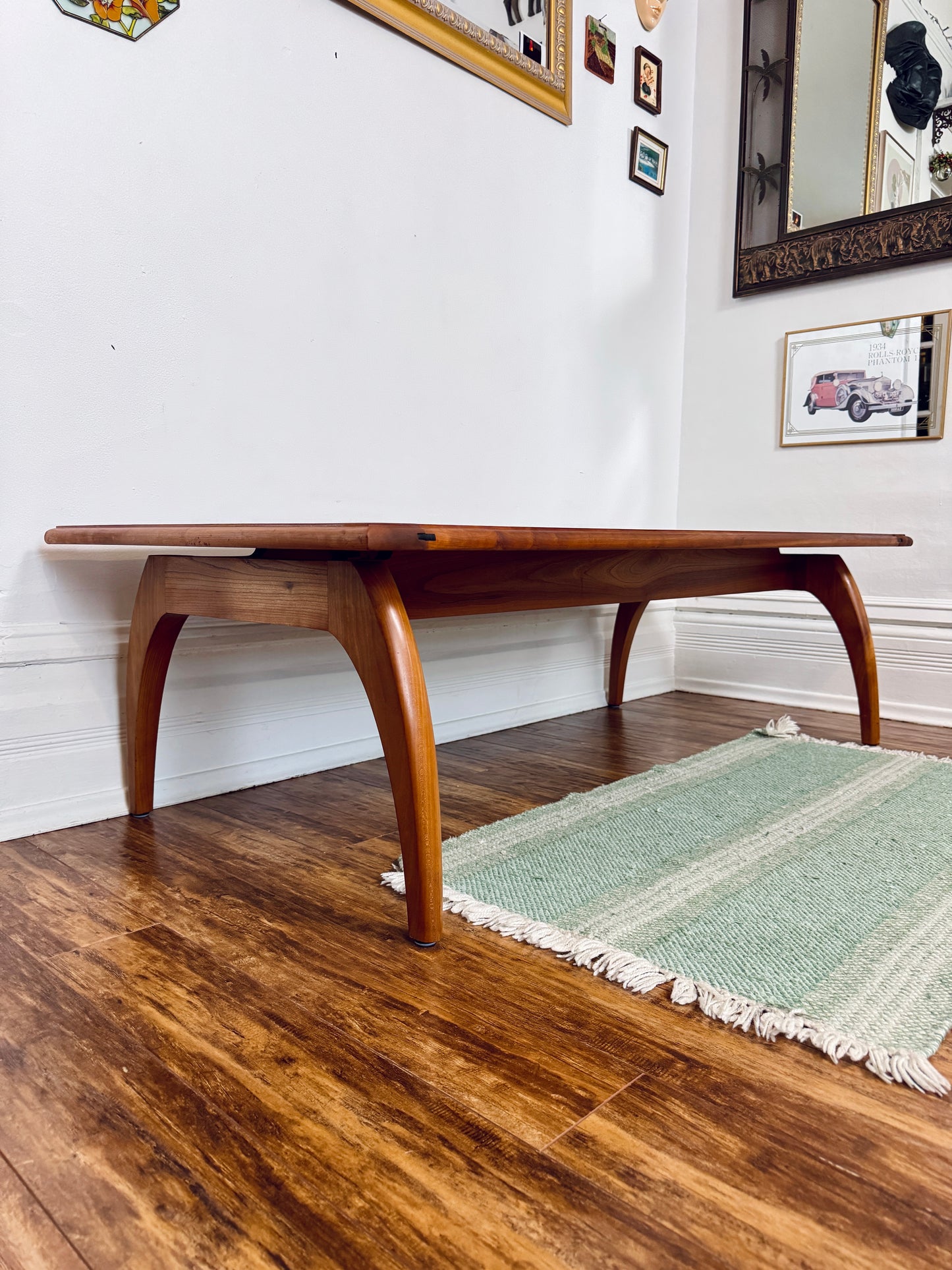 Vintage Solid Wood MCM Coffee Table