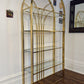 Vintage Arched Brass Etagere Shelf