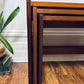 Vintage Modular Teak Stackable Tables