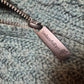 Green Irish Wool Fisherman Cardigan