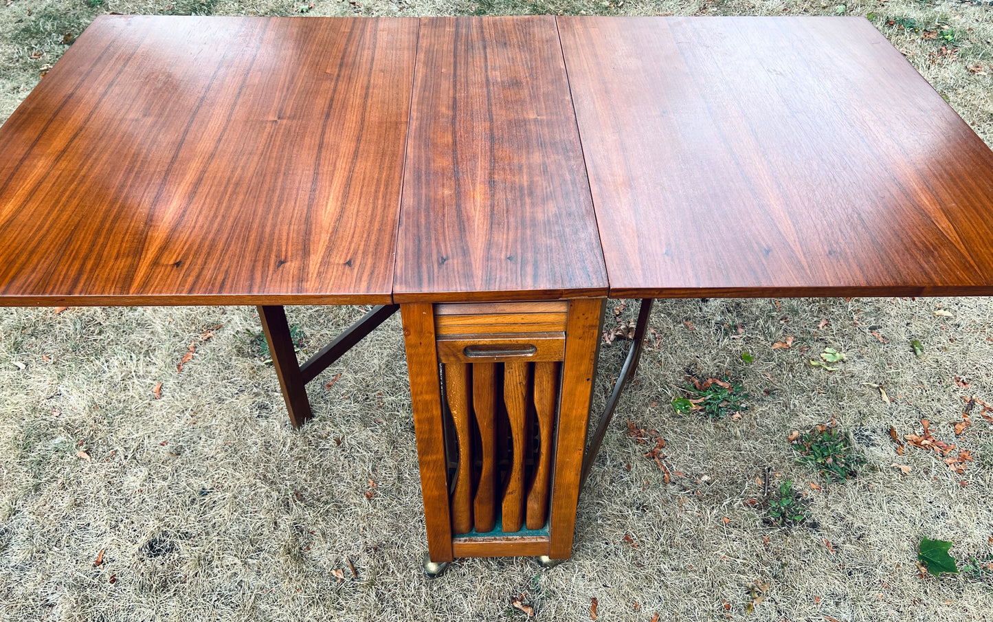 Mid-Century Modern Drop Leaf Table and Chairs