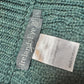 Green Irish Wool Fisherman Cardigan